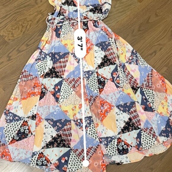 GAP Women's Patchwork Maxi Dress - Multicolor - Picture 4 of 8